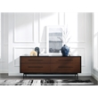 Bamax Landon 4 Drawer Double Dresser in Crimson