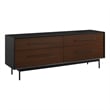 Bamax Landon 4 Drawer Double Dresser in Crimson