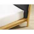 Bamax Spencer King Platform Bed with Fabric in Sand