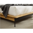 Bamax Spencer King Platform Bed with Fabric in Sand