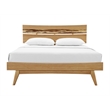 Bamax Sarah California King Platform Bed in Golden