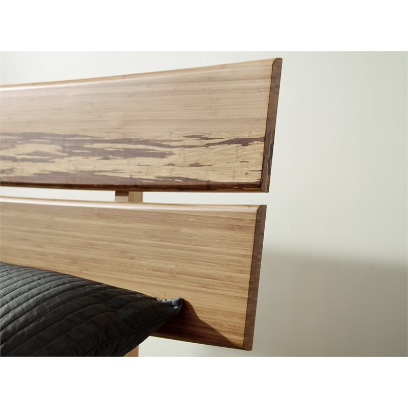 Bamax Sarah California King Platform Bed in Golden