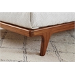 Bamax Dante Upholstered Queen Platform Bed in Copper