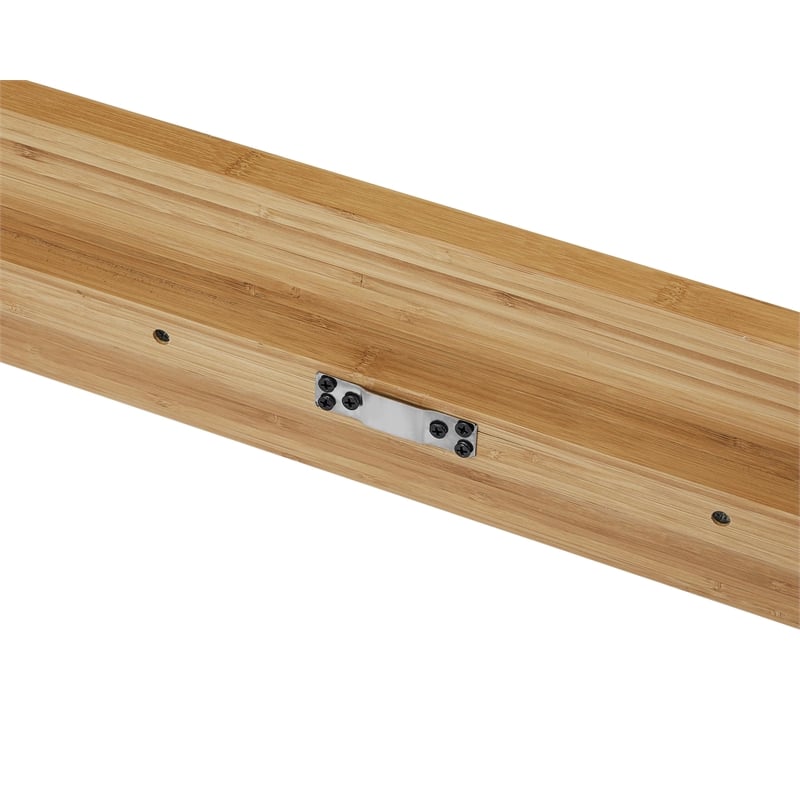 Bamax Ria Queen Platform Bed in Caramelized