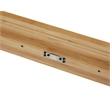 Bamax Ria Queen Platform Bed in Caramelized