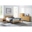 Bamax Ria Queen Platform Bed in Caramelized