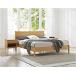 Bamax Ria Queen Platform Bed in Caramelized