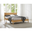 Bamax Ria Queen Platform Bed in Caramelized