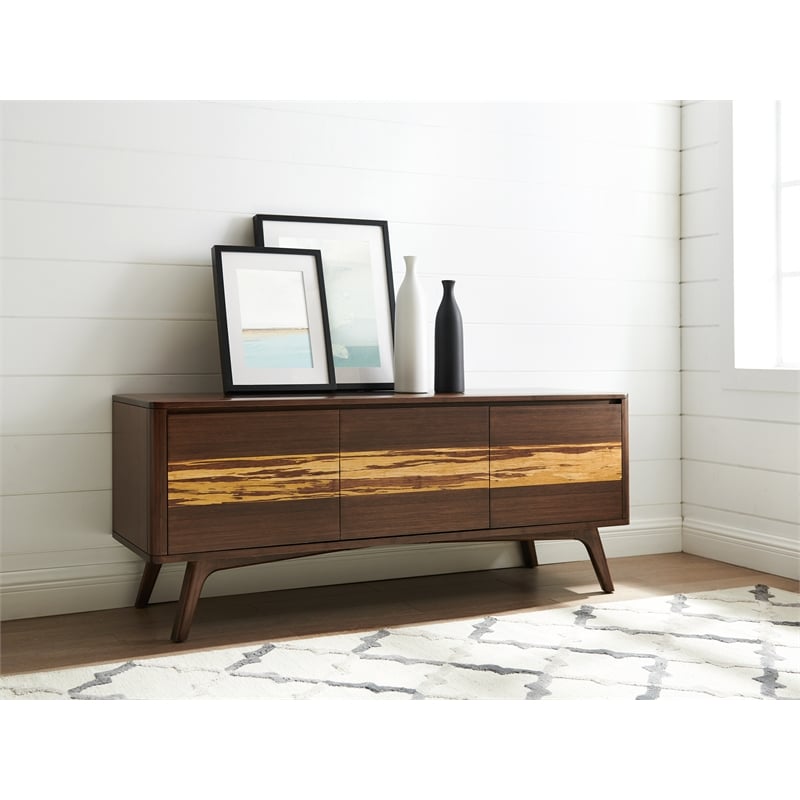 Bamax Sarah Media Cabinet in Burgundy