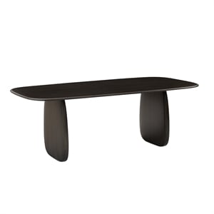 Bamax Nash 72&quot Dining Table in Charcoal