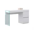 Casabianca Furniture Modern Il Vetro Engineered Wood Vanity in White