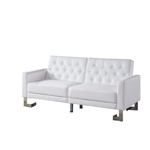 Marino Leather Upholstered Sofa Bed