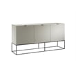 Casabianca Modern Vizzione Engineered Wood Buffet-Server in Gray