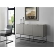 Casabianca Modern Vizzione Engineered Wood Buffet-Server in Gray