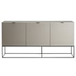 Casabianca Modern Vizzione Engineered Wood Buffet-Server in Gray
