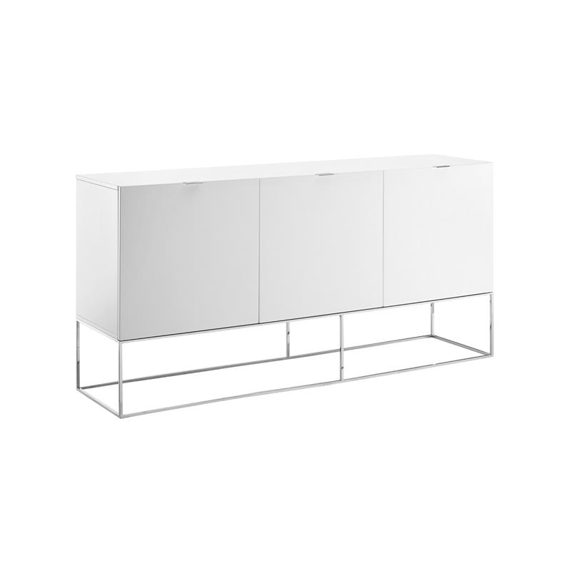 Casabianca Modern Vizzione Engineered Wood Buffet-Server in White