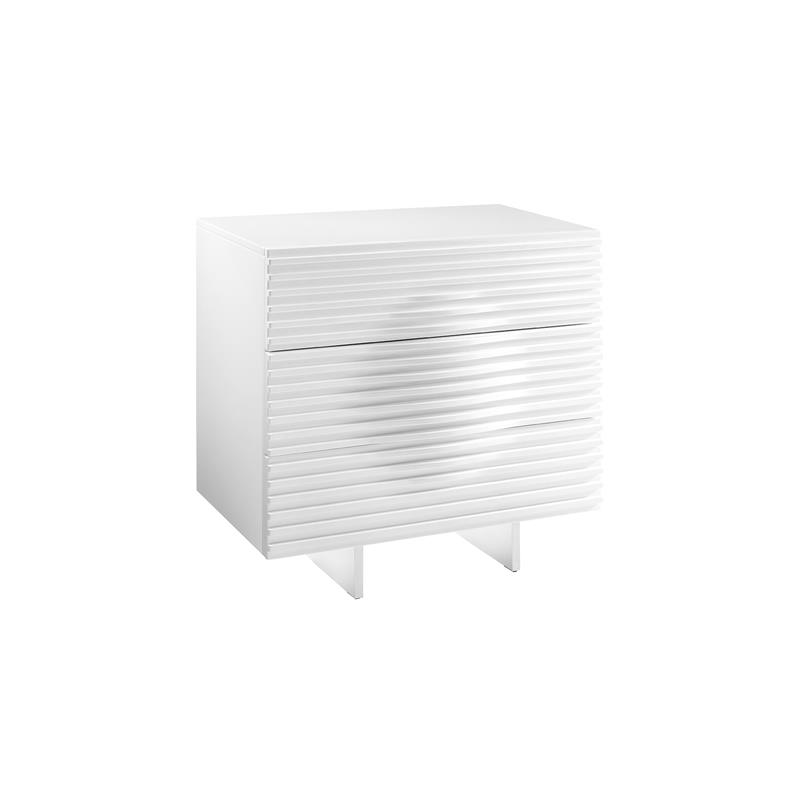 Casabianca Furniture Modern Moon Engineered Wood Dresser in White