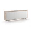 Casabianca Modern Lenox Engineered Wood Italian Buffet-Server in Brown