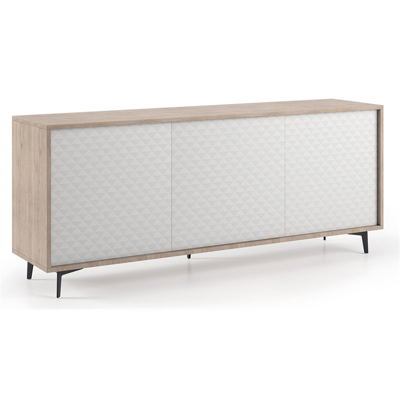 Casabianca Modern Lenox Engineered Wood Italian Buffet-Server in Brown