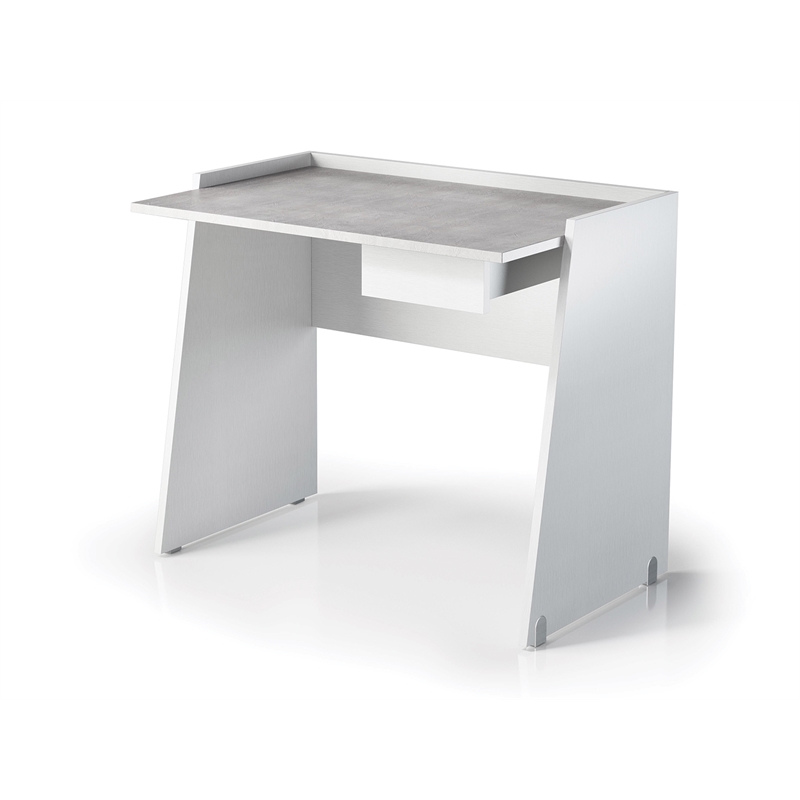 Casabianca Modern Marco Engineered Wood Italian Office Desk in White