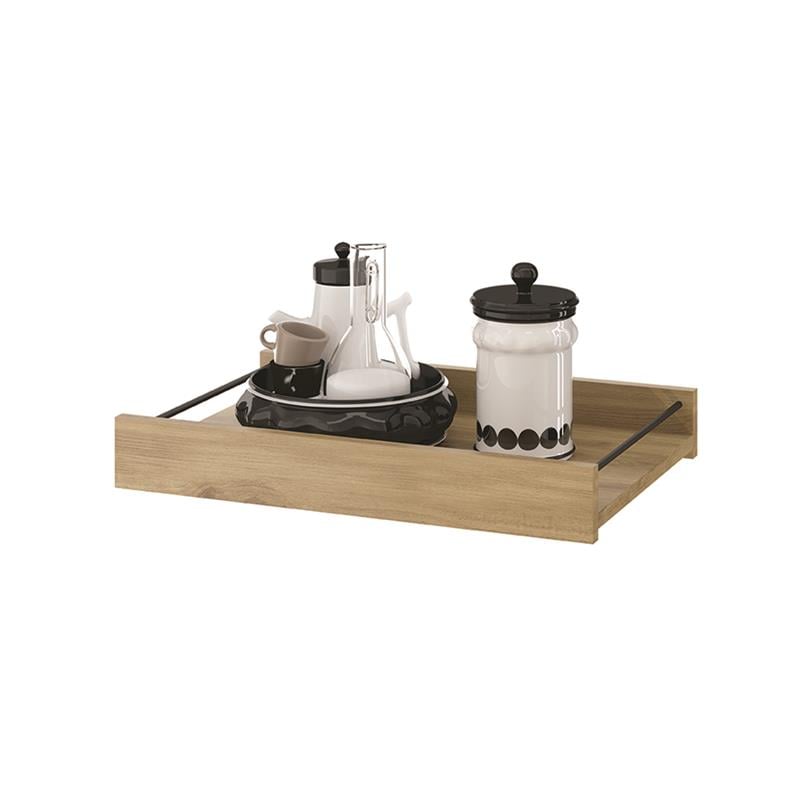 Casabianca Modern Noa Engineered Wood Console Table in Brown