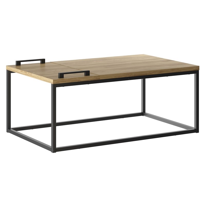 Casabianca Modern Noa Engineered Wood Cocktail Table in Brown