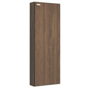 casabianca furniture modern noa engineered wood shoe rack in brown