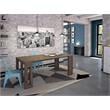 Modern Erika Engineered Wood Italian Extendable Console Table in Brown