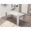 Casabianca Modern Erika Engineered Wood Italian Extendable Console Table in Gray