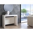 Modern Elasto Engineered Wood Italian Extendable Console Table in White