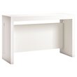 Modern Elasto Engineered Wood Italian Extendable Console Table in White