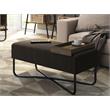 Casabianca Furniture Modern Ace Engineered Wood Bench in Brown