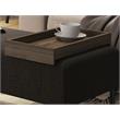 Casabianca Furniture Modern Ace Engineered Wood Bench in Brown