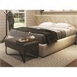 Casabianca Furniture Modern Ace Engineered Wood Bench in Brown