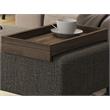 Casabianca Furniture Modern Ace Engineered Wood Bench in Brown