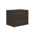 Casabianca Furniture Ayla Wood Nightstand in Dark Oak Melamine
