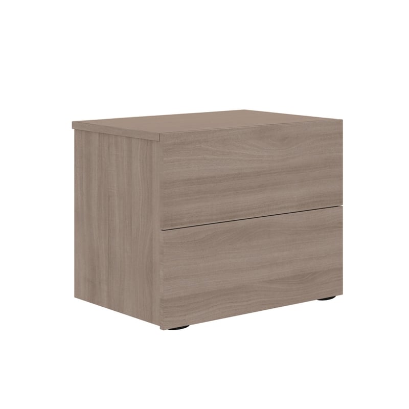 Casabianca Home Ayla Nightstand in Brown Elm