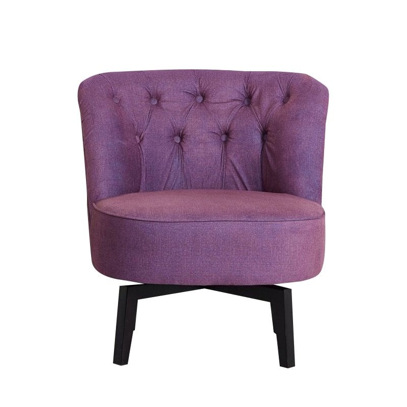 Gold Sparrow Raleigh Fabric Swivel Chair in Purple Modern ...