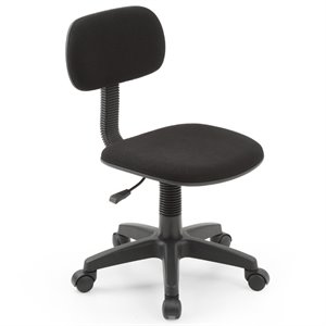 hodedah armless adjustable height swivel office chair