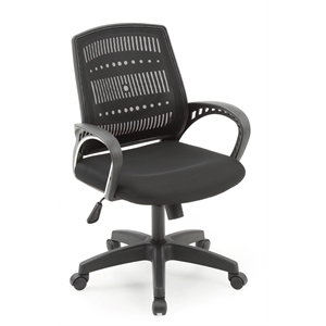 hodedah adjustable mesh back swivel office chair (b)
