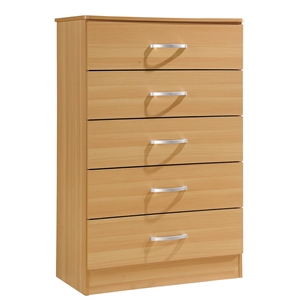 hodedah 5 drawer chest