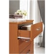 Hodedah Five Drawer Contemporary Wooden Chest in Cherry Finish