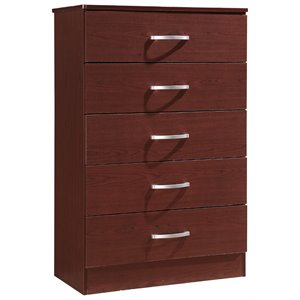 hodedah 5 drawer chest