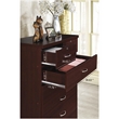 Hodedah 7 Drawer Chest with Locks on 2 Top Drawers in Mahogany Wood