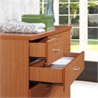 Hodedah 7 Drawer Chest with Locks on 2 Drawers and 1 Door in Cherry Wood
