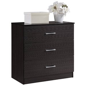 hodedah 3 drawer chest