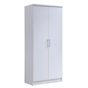 hodedah 2 door armoire with 4 shelves
