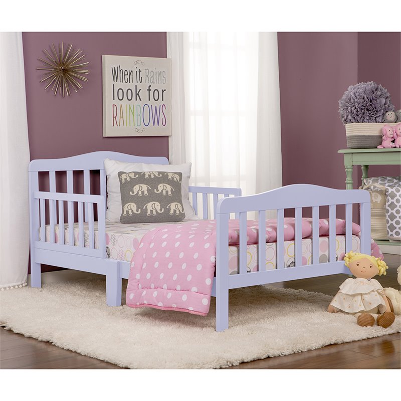 Dream On Me Classic Design Toddler Bed in Lavender Ice - 624-LI