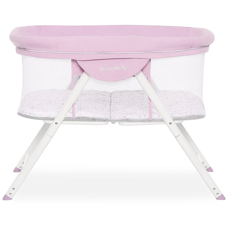 pink bassinet