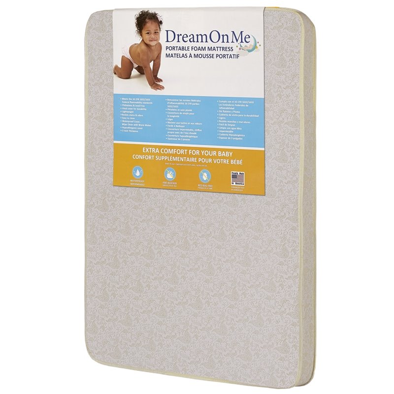 Dream On Me 3 Foam Carina Collection Pack N Play Mattress Cymax Business